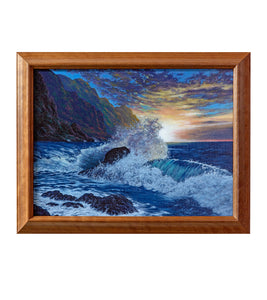 Original Painting "Immovable" by Philip Gagnon 16x12 supporting Maui fire relief efforts