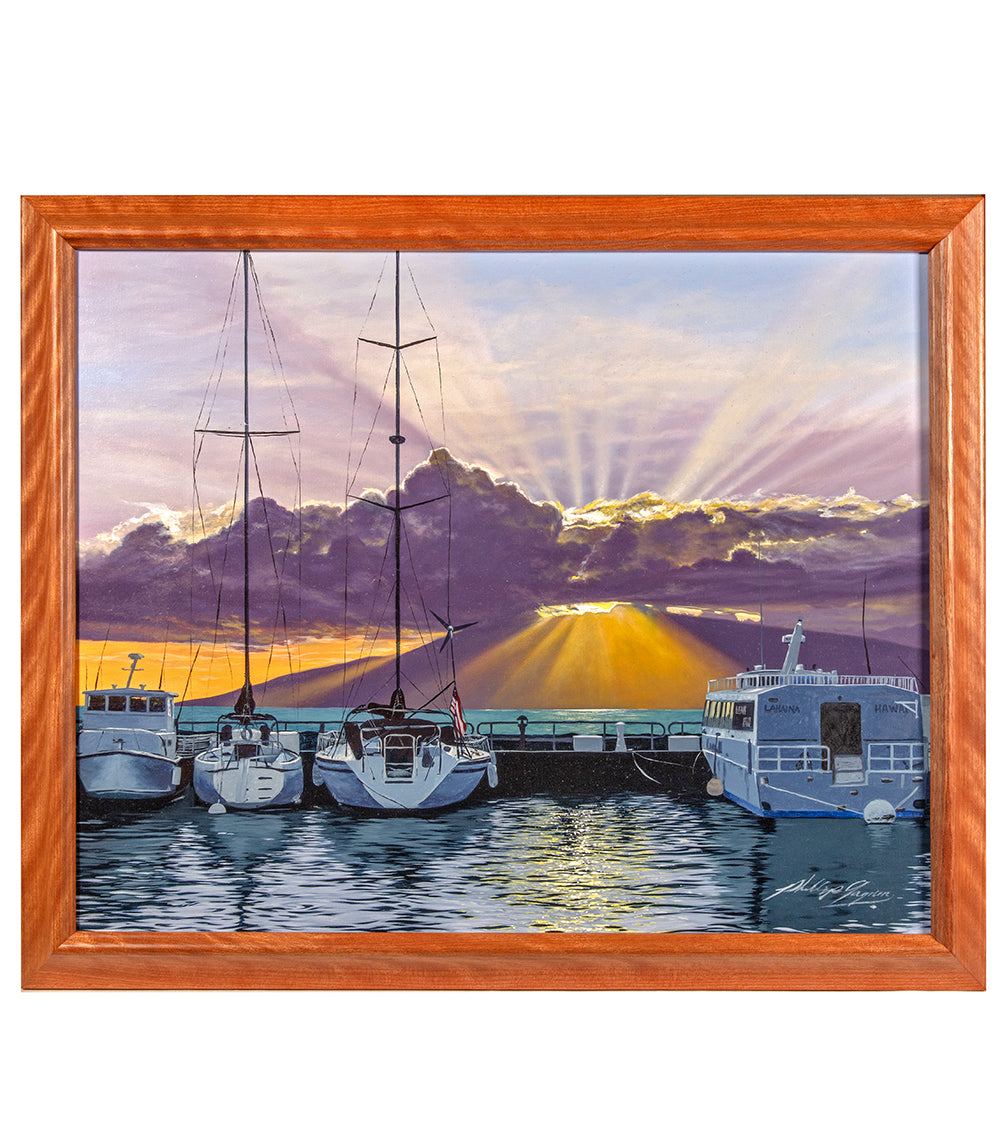 Original Painting "Waiting to Sail" by Philip Gagnon 20x16