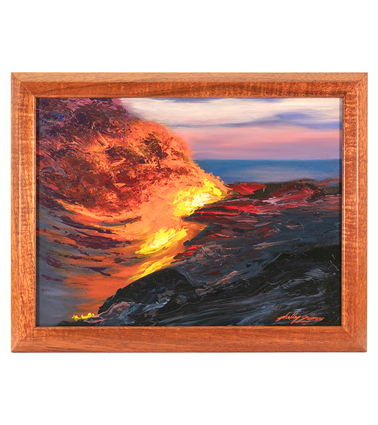 Original Painting "Dance of Fire and Water" by Phillip Gagnon 12x9