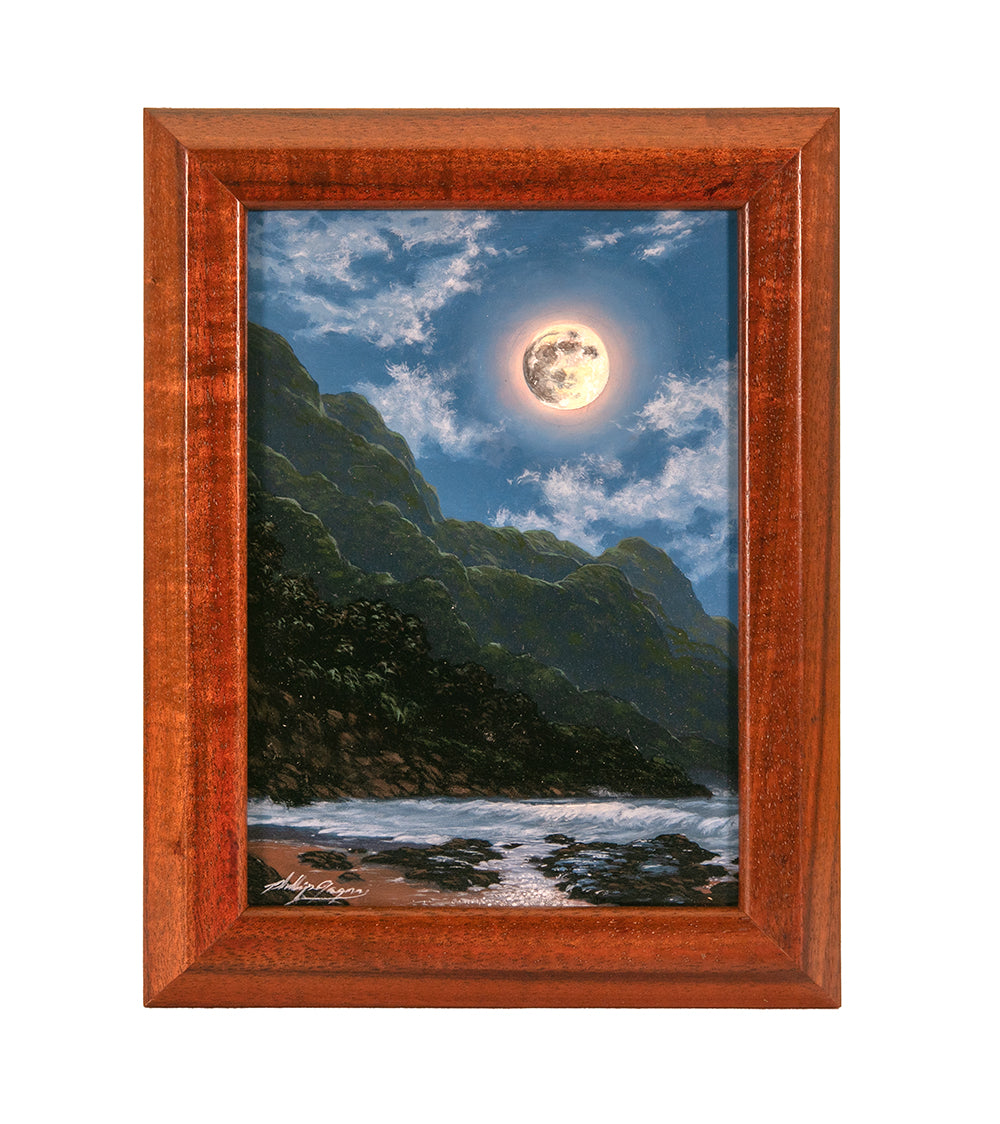 フィリップ・ガニオンによるオリジナル絵画「感覚のための光」7x5