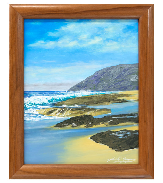 Original Painting "A Beach Day" by Philip Gagnon 8x10