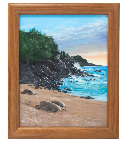 Original Painting "Mama's Fish House" by Philip Gagnon 8x10