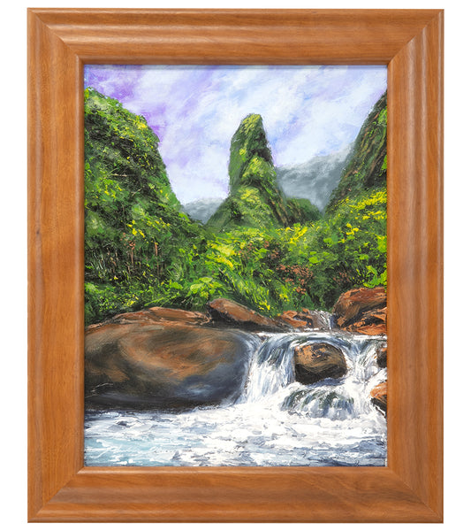 Original Painting "Iao Needle" by Philip Gagnon 9x12