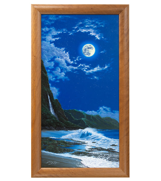 Original Painting "Solitude of Night" by Philip Gagnon 15x30