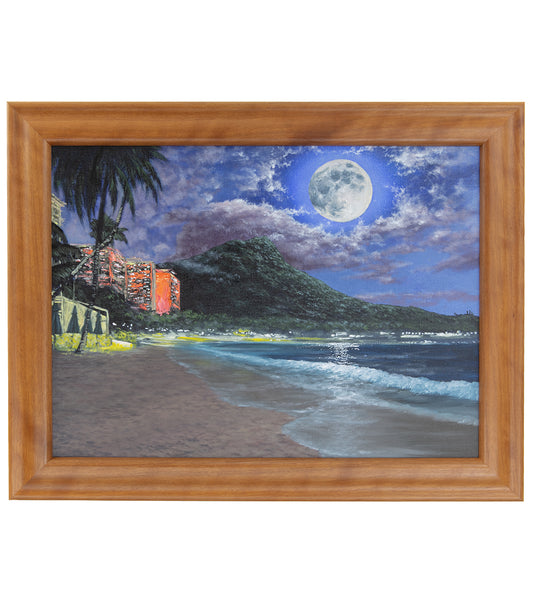 Pintura original "Tardes dispersas" de Phillip Gagnon, 18 x 12 cm