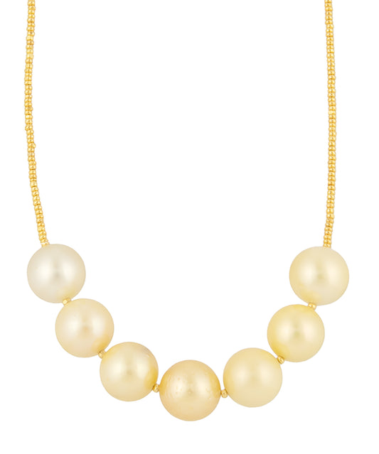 South Sea Golden Pearl Necklace by Galit