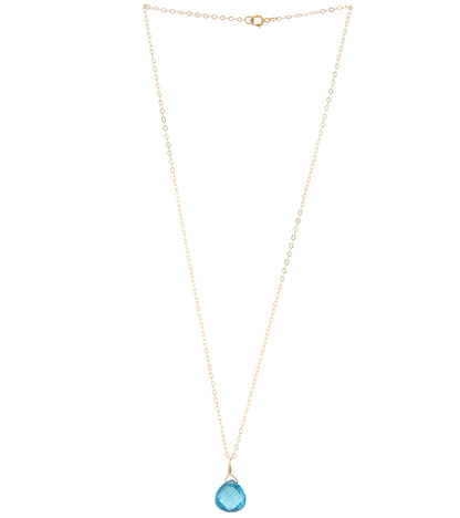 Swiss Blue Topaz Necklace by Galit