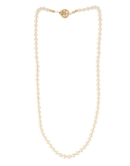 White Freshwater Pearl Necklace by Galit