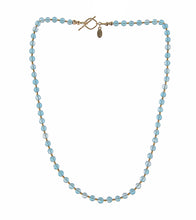 Swiss Blue Topaz Necklace in Gold by Galit