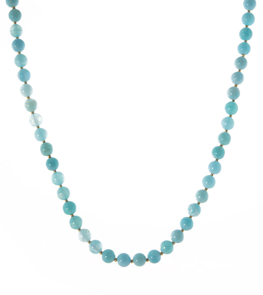 Copper Pectolite Necklace by Galit