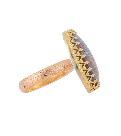 Opal Ring in Gold by Galit