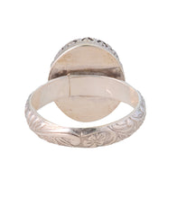 Raw Faceted Tanzanite Ring in Argentium Silver by Galit