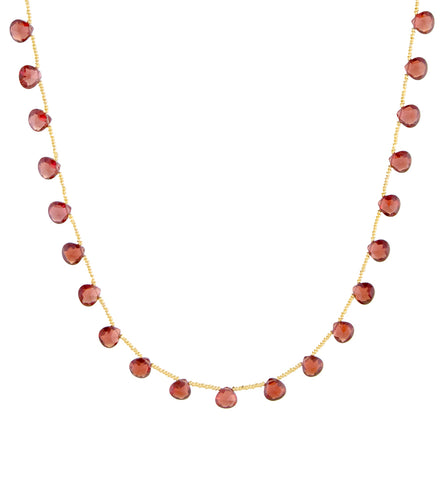 Red Garnet Necklace by Galit