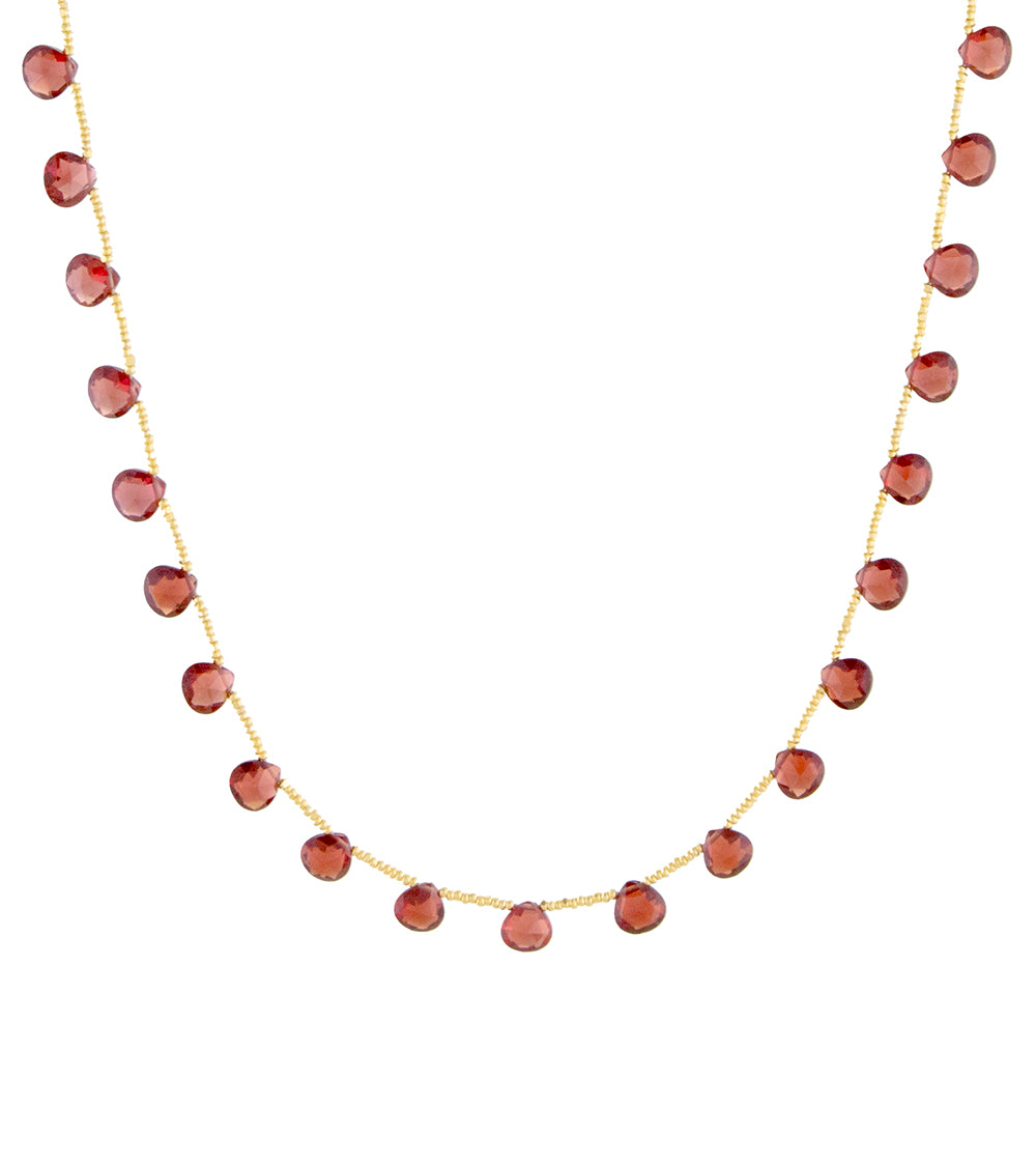 Red Garnet Necklace by Galit