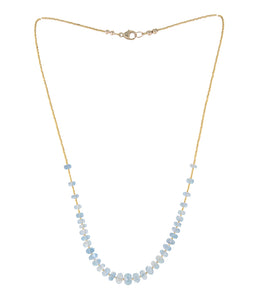 Santa Maria Aquamarine Faceted Bead Necklace by Galit