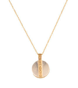 Morganite Necklace in Gold by Galit