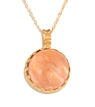 Morganite Necklace in Gold by Galit
