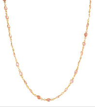 Pink Swarovski Crystal Necklace by Galit