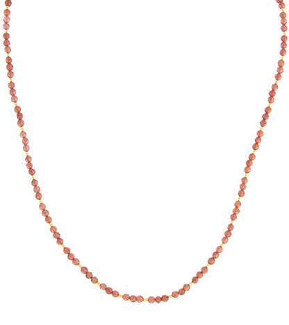 Galitのレッドガーネットネックレス