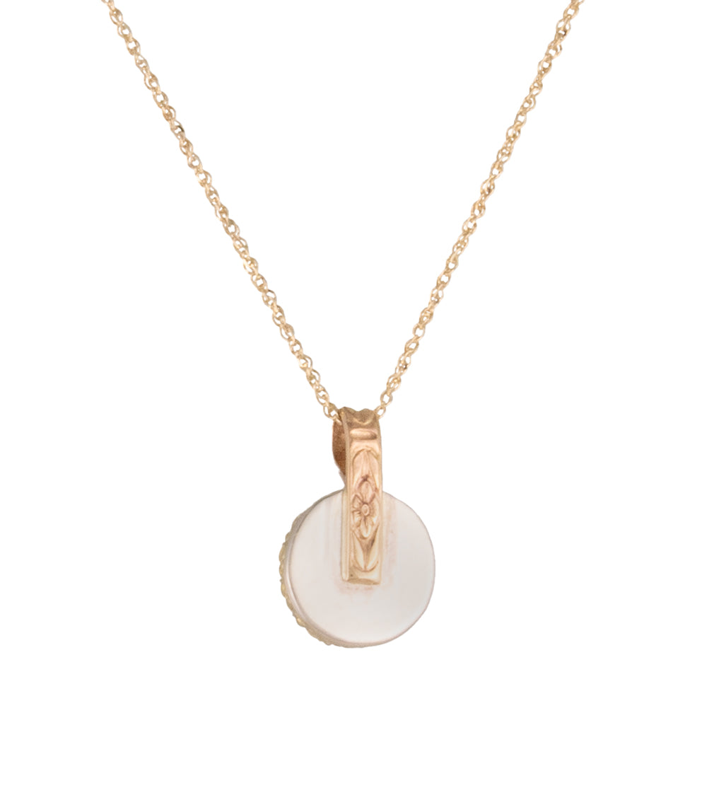 Pink Tourmaline Faceted Round Cab Necklace by Galit