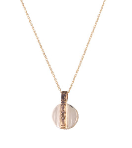 Pink Tourmaline Faceted Round Cab Necklace by Galit