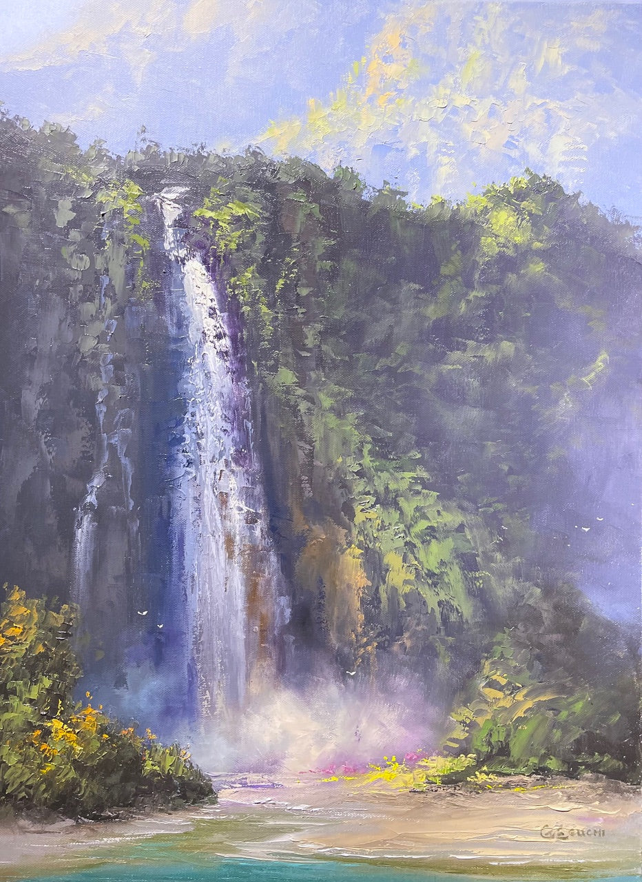 Original Painting: The Final Cascade by George Eguchi