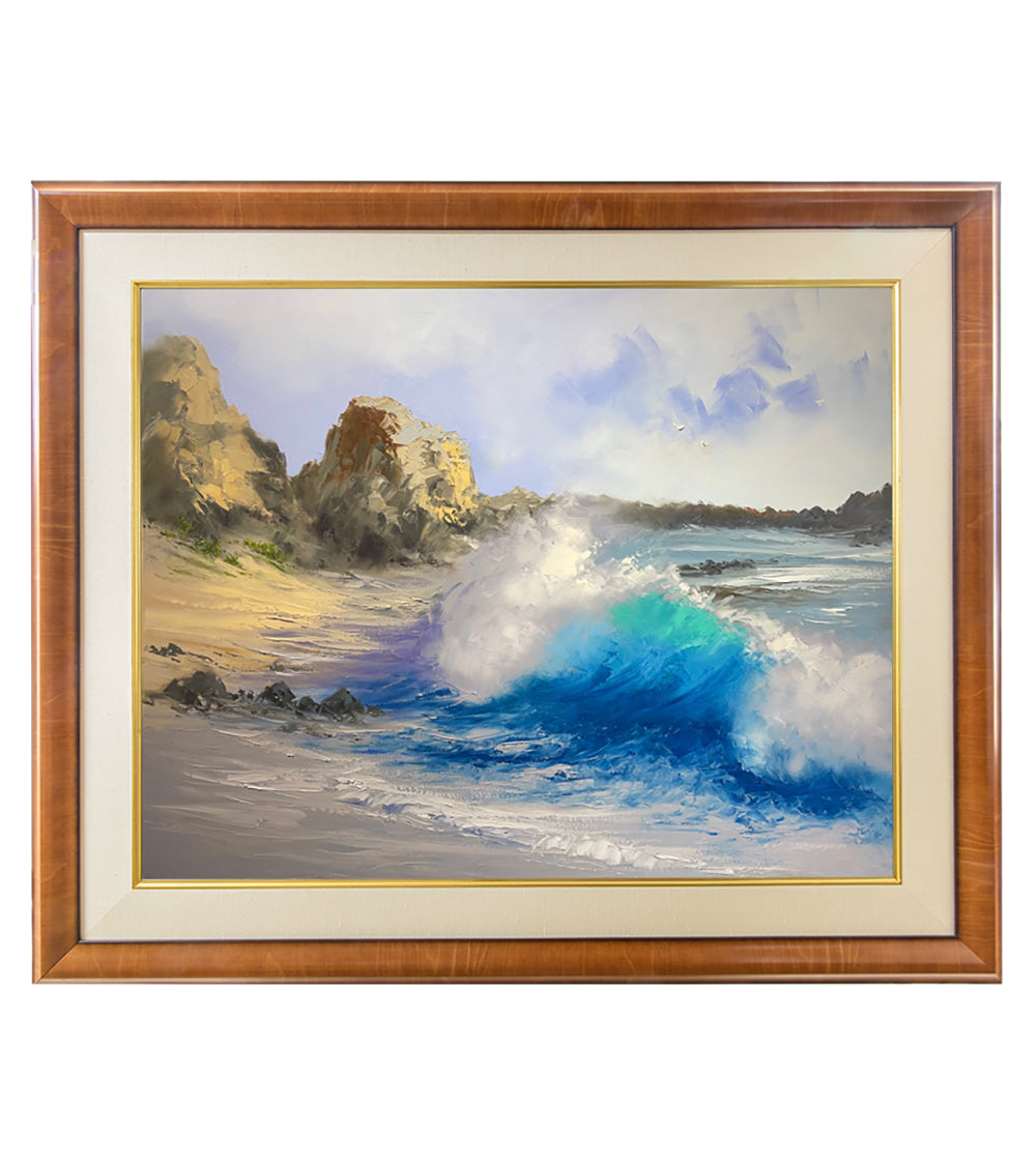 Original Painting: Oceanʻs Azure Eye by George Eguchi