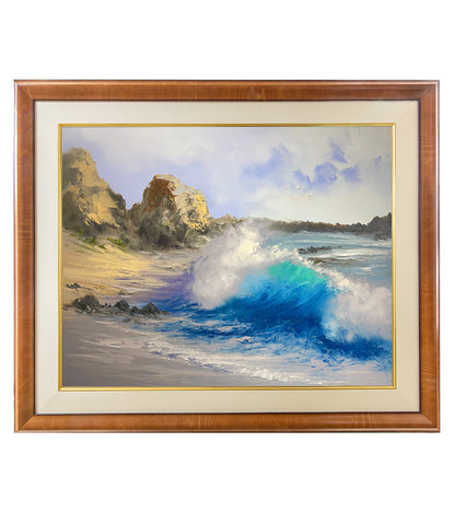 Original Painting: Oceanʻs Azure Eye by George Eguchi