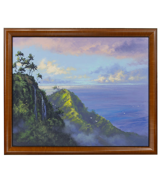 Original Painting: Horizon Awakening, Na Pali by George Eguchi