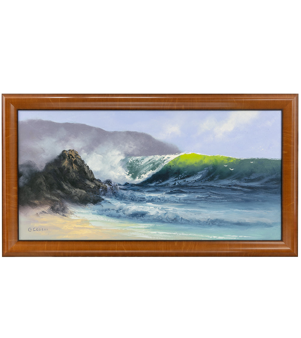 Original Painting: The Lure of Island Surf by George Eguchi