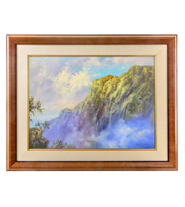 Original Painting: Emerging Blue Skies by George Eguchi
