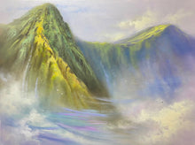 Pintura original: Pasaje al Koʻolau de George Eguchi