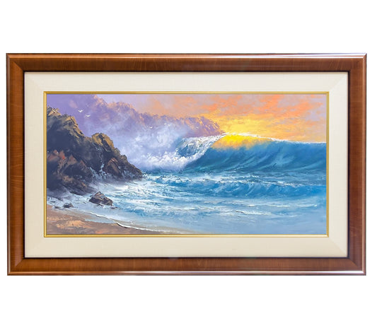 原画：江口ジョージ作「陽光の水面の輝き」