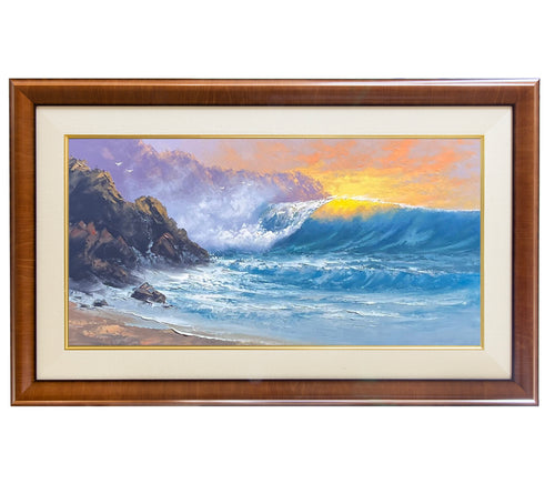 Original Painting: The Glow of Sunlit Waters by George Eguchi