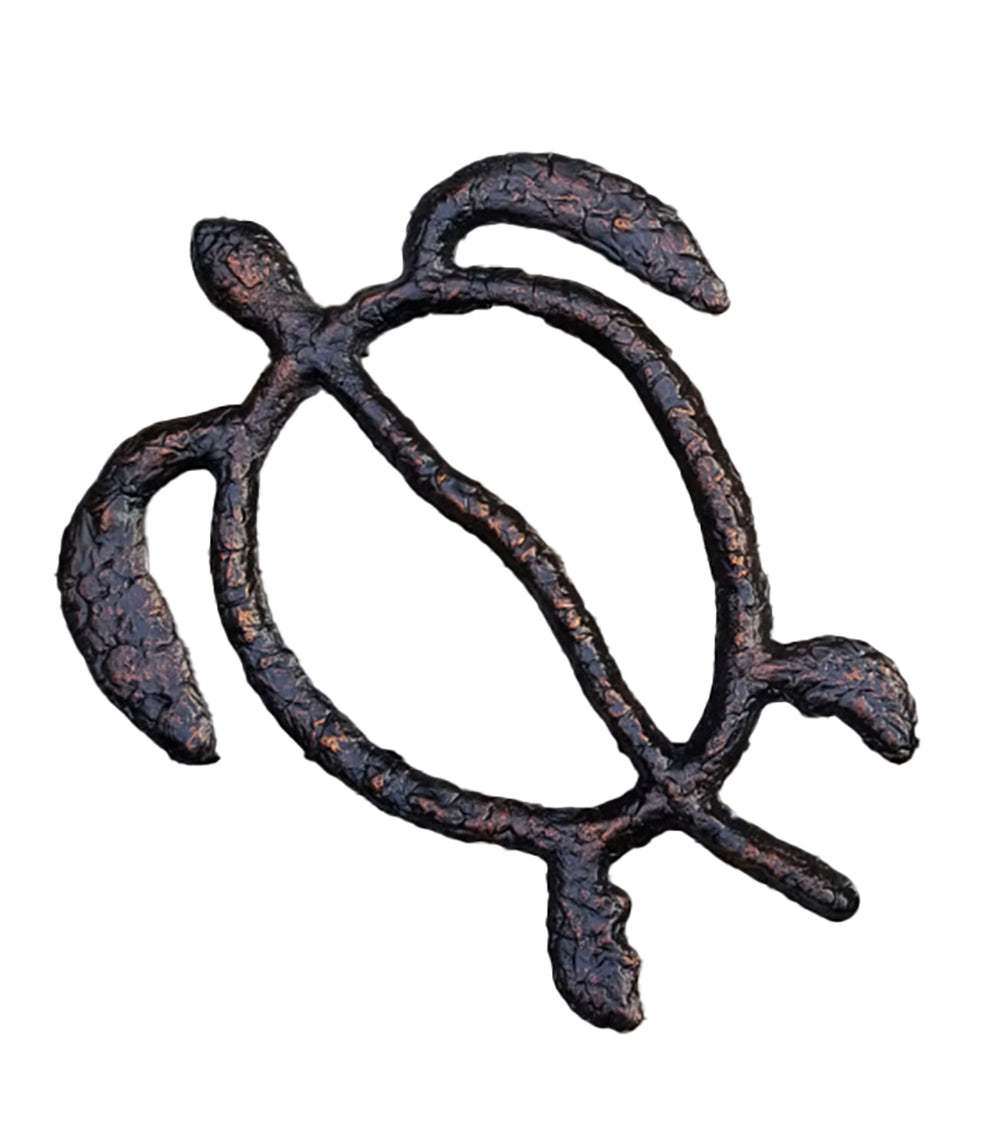 Tortuga marina Honu de aluminio - Mediana, de Scott Green