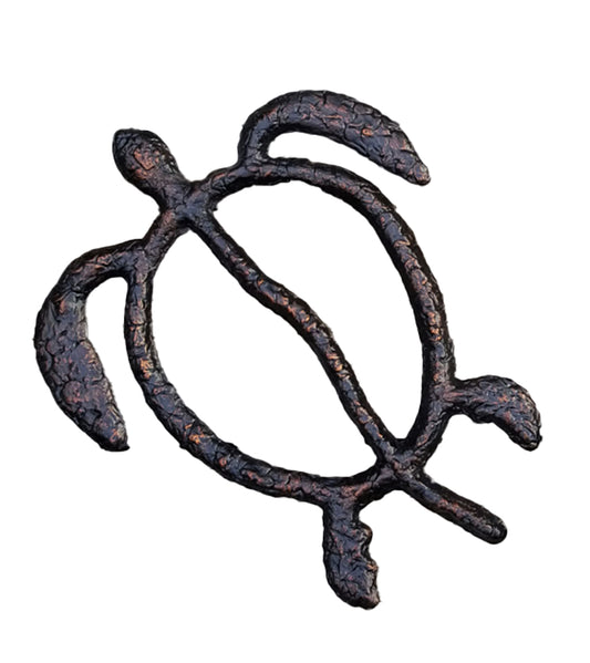 Tortuga marina Honu de aluminio - Mediana, de Scott Green