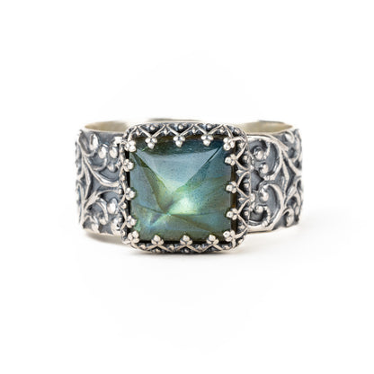 Labradorite Ring in Silver by Galit
