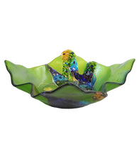 Square Flared Bowl - Green