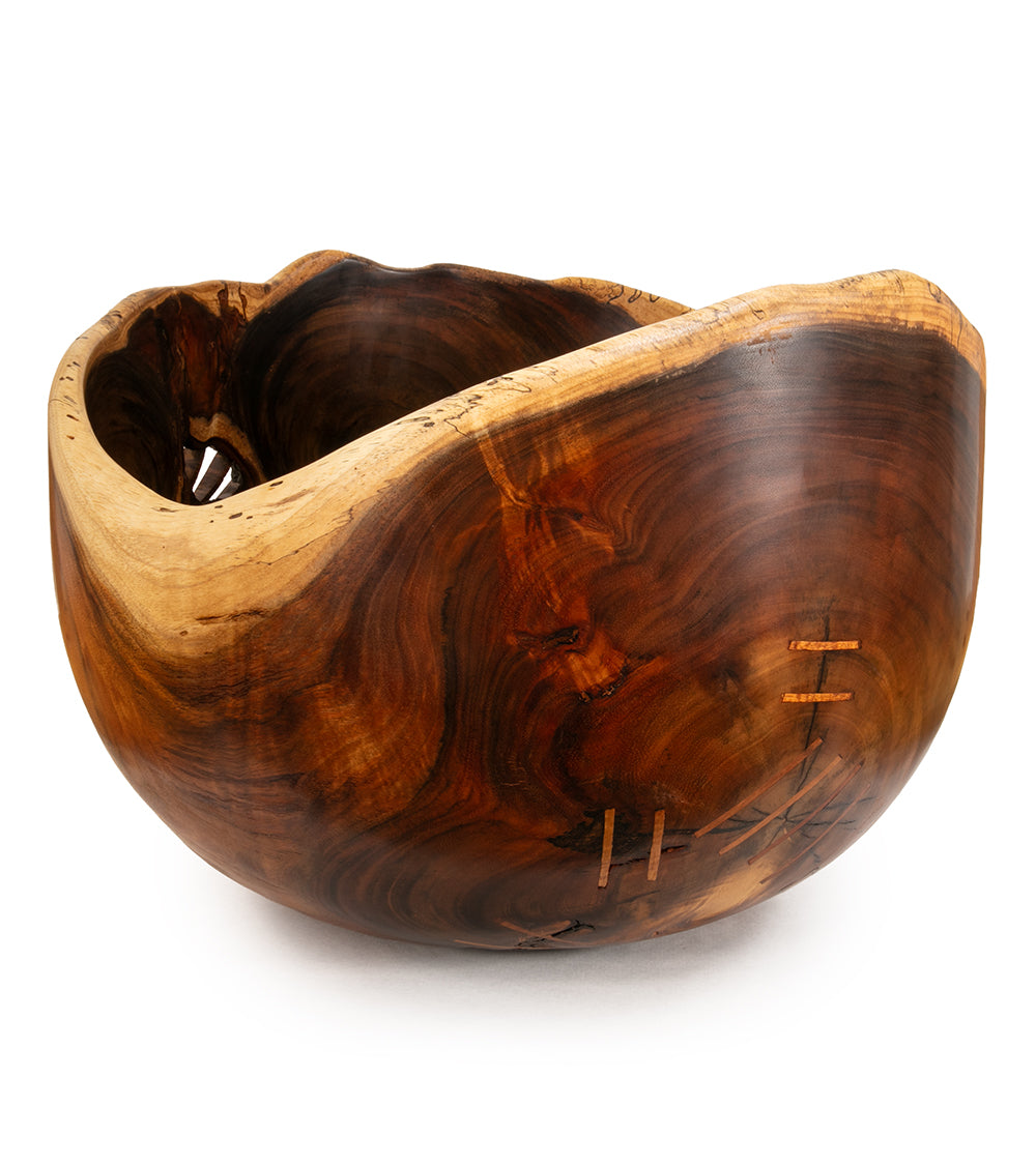 Koa Bowl with Koa Stitch #2407 by Aaron Hammer