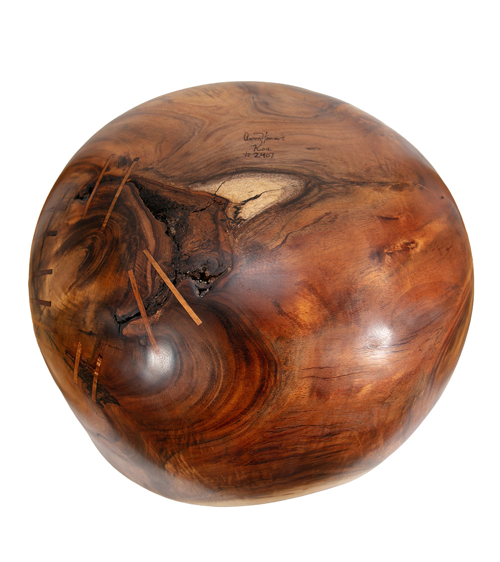 Koa Bowl with Koa Stitch #2407 by Aaron Hammer