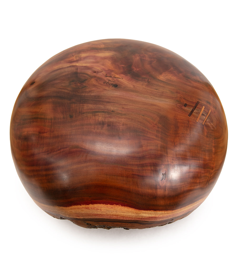 Milo Bowl with Bark and Koa Stitch #2526 by Aaron Hammer