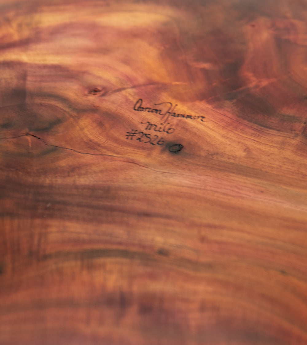 Milo Bowl with Bark and Koa Stitch #2526 by Aaron Hammer