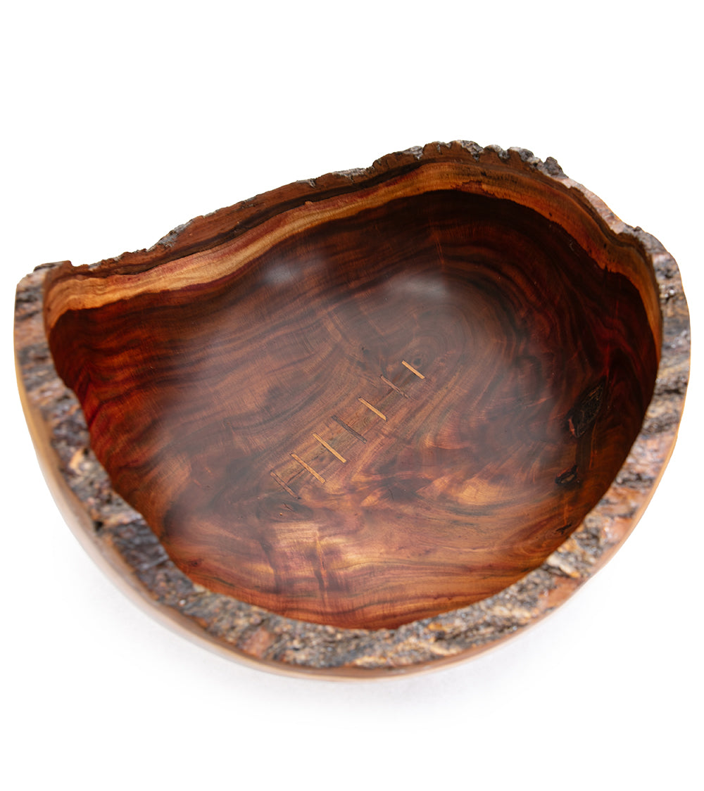 Milo Bowl with Bark and Koa Stitch #2526 by Aaron Hammer