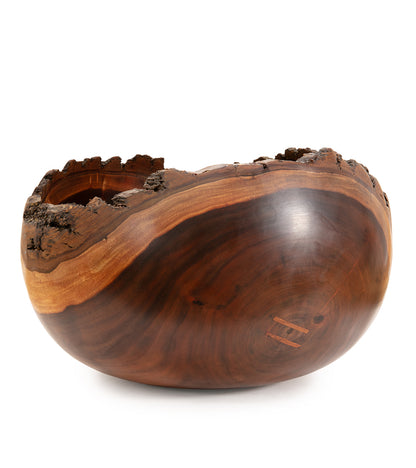 Milo Bowl with Bark and Koa Stitch #2527 by Aaron Hammer
