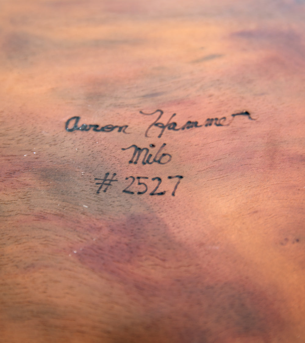 Milo Bowl with Bark and Koa Stitch #2527 by Aaron Hammer