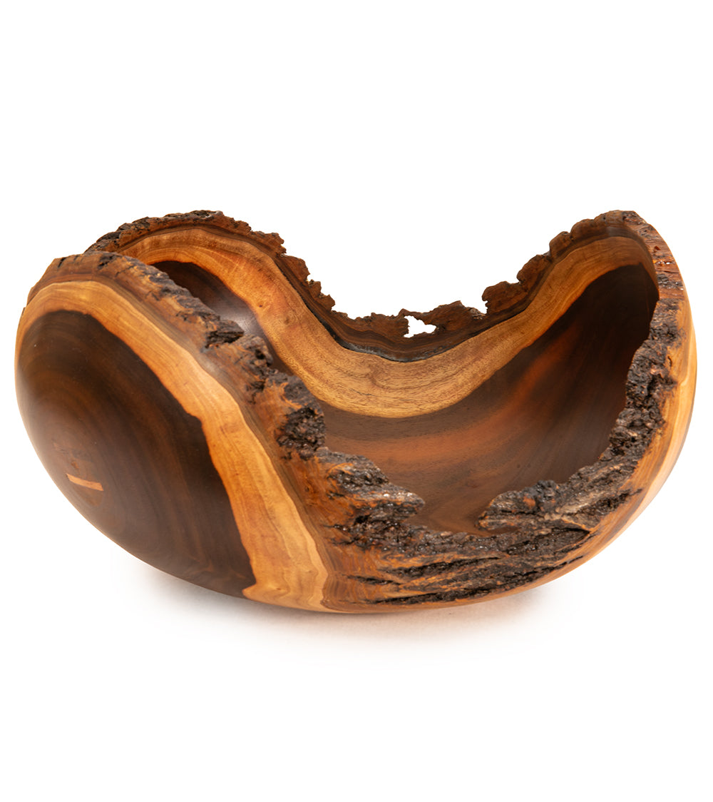 Milo Bowl with Bark and Koa Stitch #2521 by Aaron Hammer