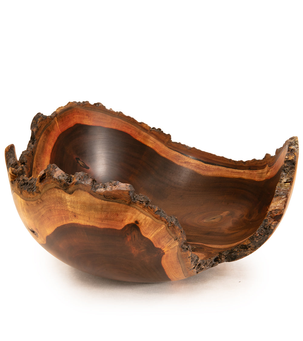 Milo Bowl with Bark and Koa Stitch #2522 by Aaron Hammer