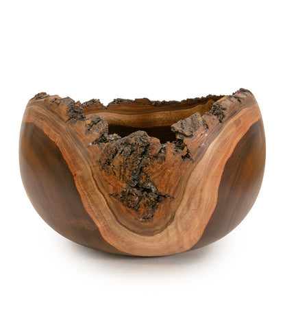 Milo Bowl with Bark and Koa Stitch #2525 by Aaron Hammer