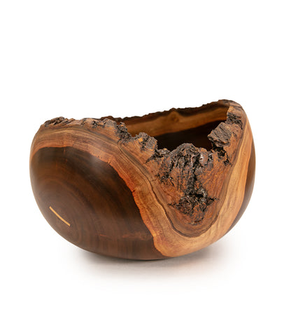 Milo Bowl with Bark and Koa Stitch #2525 by Aaron Hammer