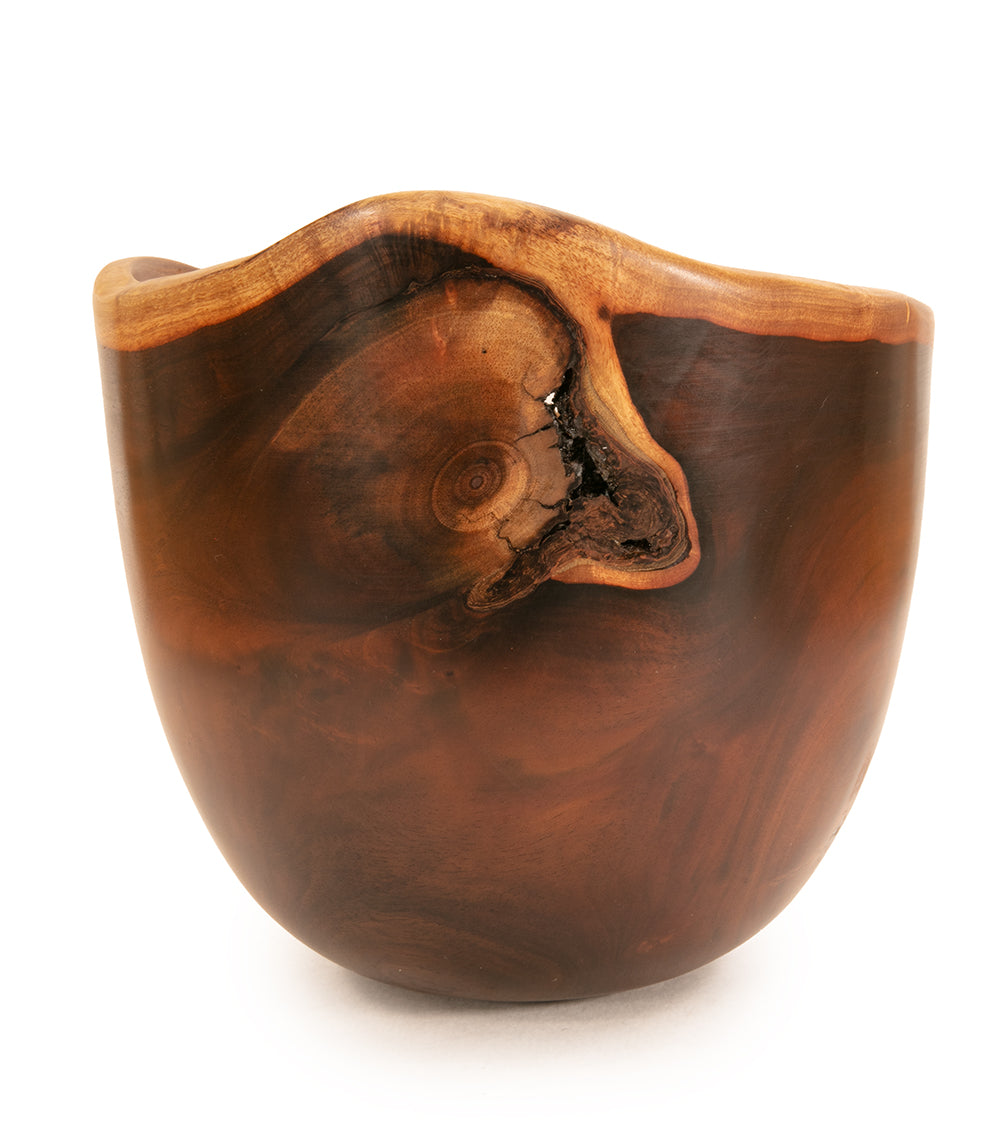 Milo Bowl with natural Edge #2482 by Aaron Hammer